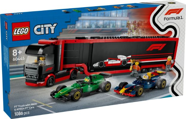 Bild von LEGO® City Formula 1 - 60445 F1® Transporter mit RB20 & AMR24 F1® Rennautos