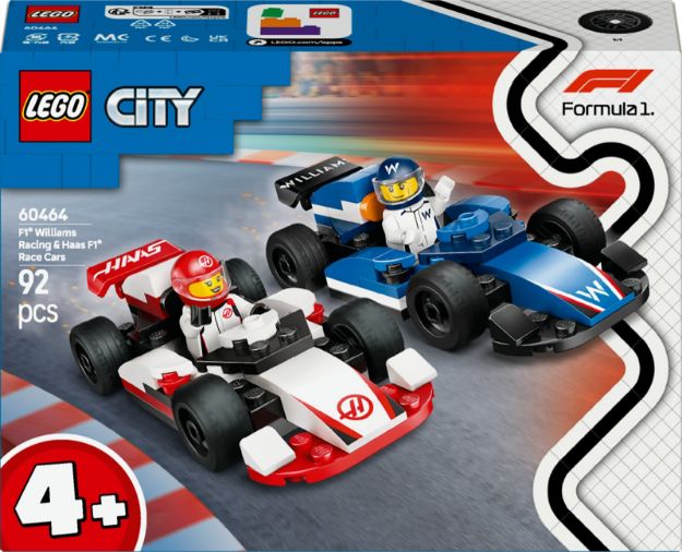 Bild von LEGO® City Formula 1 - 60464 F1® Williams Racing und Haas F1® Rennautos