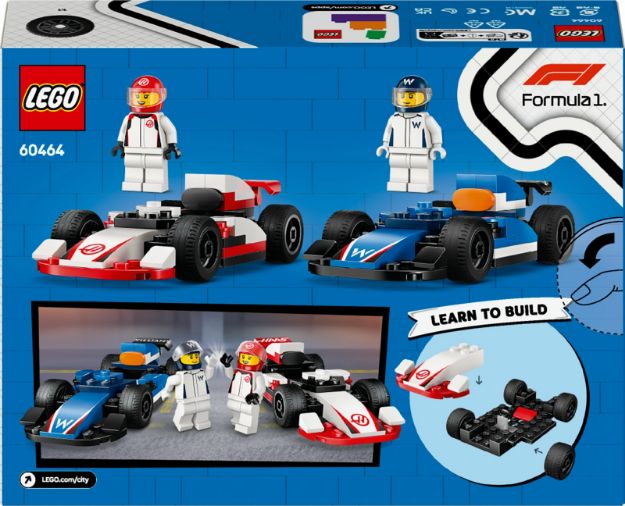 Bild von LEGO® City Formula 1 - 60464 F1® Williams Racing und Haas F1® Rennautos