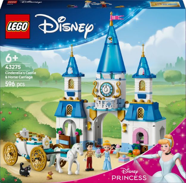 Bild von LEGO® Disney Princess - 43275 Cinderellas Schloss und Pferdekutsche