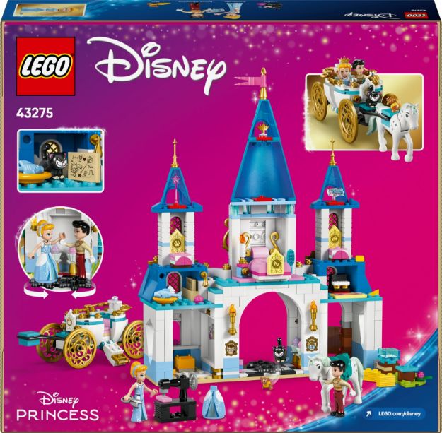 Bild von LEGO® Disney Princess - 43275 Cinderellas Schloss und Pferdekutsche