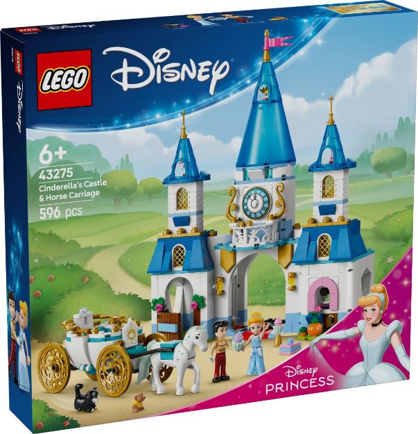 Bild von LEGO® Disney Princess - 43275 Cinderellas Schloss und Pferdekutsche