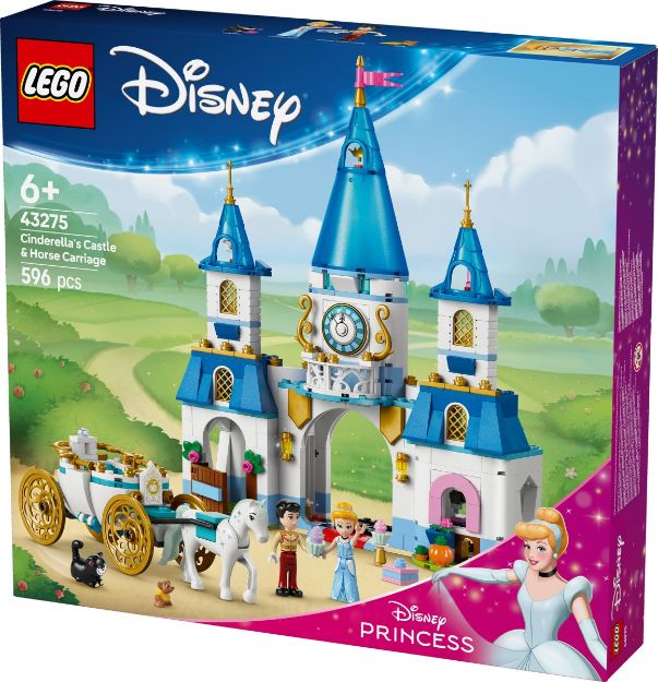 Bild von LEGO® Disney Princess - 43275 Cinderellas Schloss und Pferdekutsche