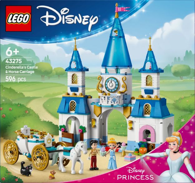 Bild von LEGO® Disney Princess - 43275 Cinderellas Schloss und Pferdekutsche
