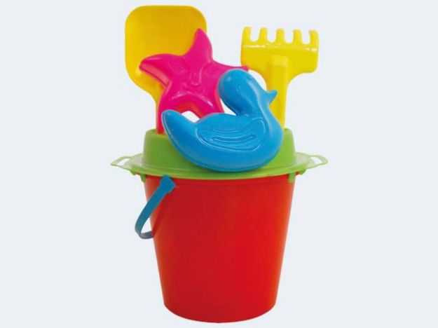 Bild von Eimergarnitur uni 18cm 6tlg - 176