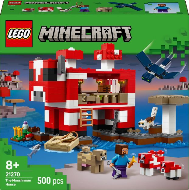 Bild von LEGO® Minecraft™ - 21270 Das Pilzkuh-Haus