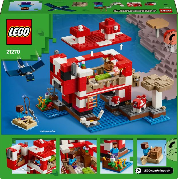 Bild von LEGO® Minecraft™ - 21270 Das Pilzkuh-Haus