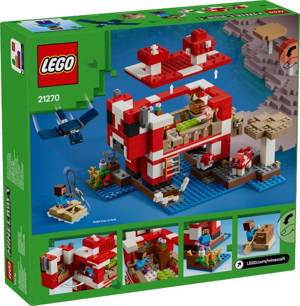 Bild von LEGO® Minecraft™ - 21270 Das Pilzkuh-Haus