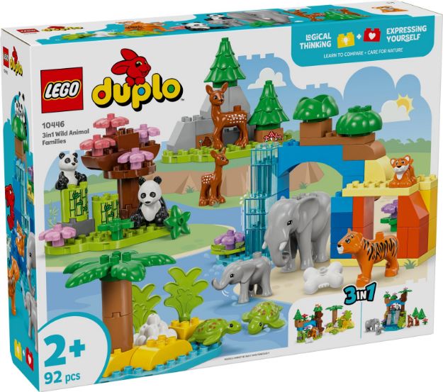 Bild von LEGO® DUPLO® - 10446 Wildtier-Familien 3-in-1-Set