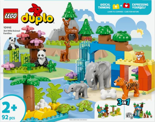 Bild von LEGO® DUPLO® - 10446 Wildtier-Familien 3-in-1-Set