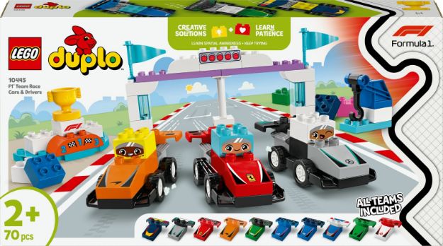 Bild von LEGO® DUPLO® - 10445 F1® Team Rennautos mit Rennfahrern