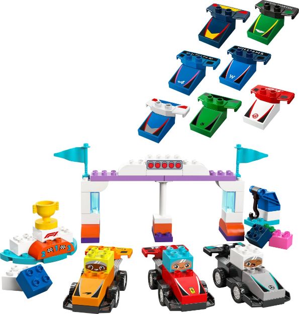 Bild von LEGO® DUPLO® - 10445 F1® Team Rennautos mit Rennfahrern