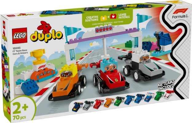 Bild von LEGO® DUPLO® - 10445 F1® Team Rennautos mit Rennfahrern