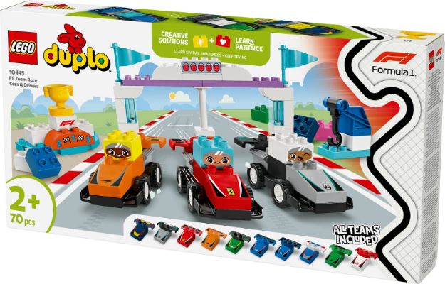 Bild von LEGO® DUPLO® - 10445 F1® Team Rennautos mit Rennfahrern