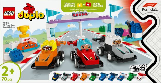 Bild von LEGO® DUPLO® - 10445 F1® Team Rennautos mit Rennfahrern