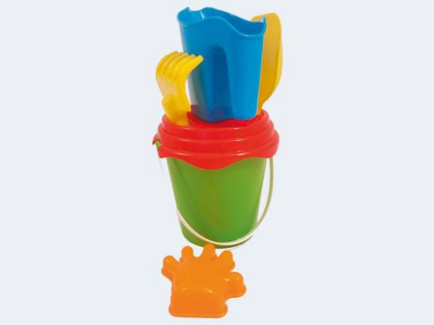 Bild von Eimergarnitur uni 15cm mit Giesser 6tlg - 220/1