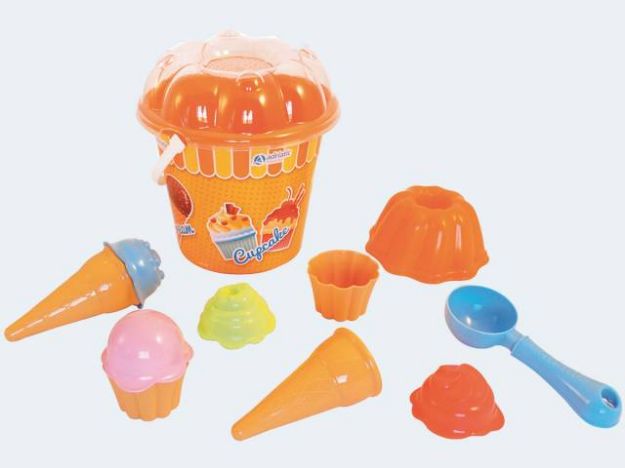 Bild von Eimergarnitur Eis & Cupcakes 10tlg - 736