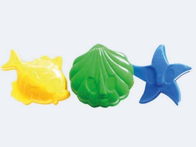 Bild von 4 Sandformen 10cm Tiere - 107101146