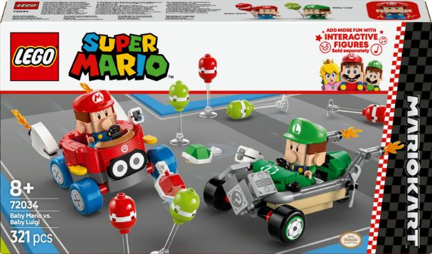 Bild von LEGO® Super Mario - 72034 Mario Kart™ – Baby Mario vs. Baby Luigi