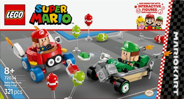 Bild von LEGO® Super Mario - 72034 Mario Kart™ – Baby Mario vs. Baby Luigi