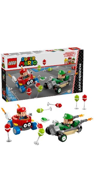 Bild von LEGO® Super Mario - 72034 Mario Kart™ – Baby Mario vs. Baby Luigi