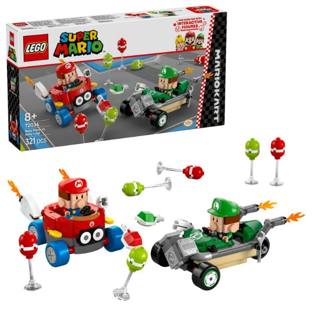 Bild von LEGO® Super Mario - 72034 Mario Kart™ – Baby Mario vs. Baby Luigi