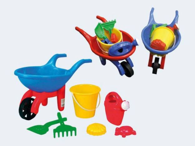 Bild von Schubkarre mit Eimergarnitur 6 T 50cm - 107137758