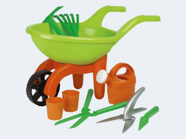 Bild von Schubkarre mit Gartengeräten 9 T 50cm - 6322-0000