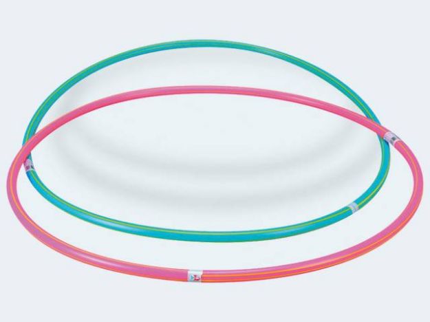 Bild von Hula Hoop 80cm gestreift - Eine Verkaufseinheit = 6 Stück - 107402857