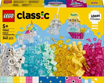 Zeige Details für LEGO® Classic - 11040 Zauberbox mit durchsichtigen Steinen Bild von LEGO® Classic - 11040 Zauberbox mit durchsichtigen Steinen