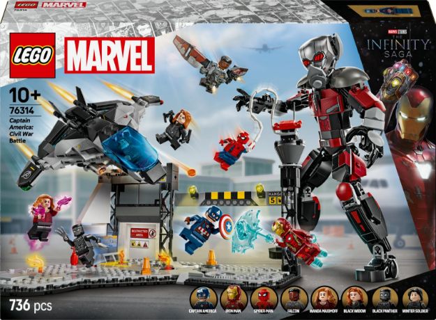 Bild von LEGO® Marvel Super Heroes™ - 76314 Captain America: Civil War Actionduell