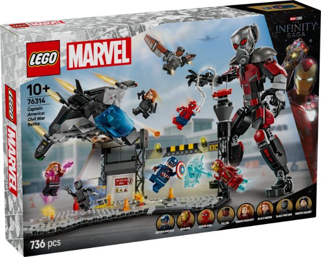 Bild von LEGO® Marvel Super Heroes™ - 76314 Captain America: Civil War Actionduell