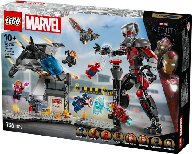 Bild von LEGO® Marvel Super Heroes™ - 76314 Captain America: Civil War Actionduell