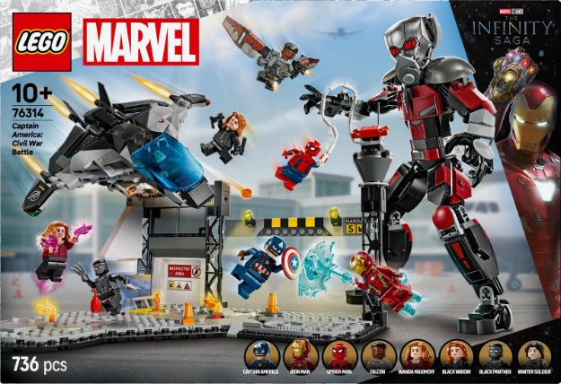 Bild von LEGO® Marvel Super Heroes™ - 76314 Captain America: Civil War Actionduell