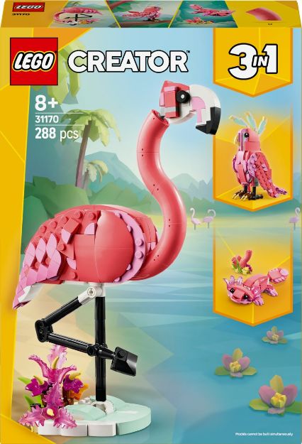 Bild von LEGO® Creator - 31170 Wilde Tiere: Rosa Flamingo