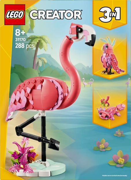Bild von LEGO® Creator - 31170 Wilde Tiere: Rosa Flamingo