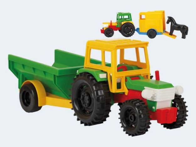 Bild von Wader Traktor/Hänger 38cm - Ein Stück wird nach dem Zufallsprinzip zugesendet! - 35001