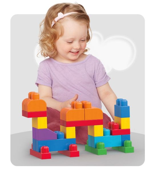 Bild von Mattel Match Box FB Bausteinebeutel Medium, 60 Teile - DCH55