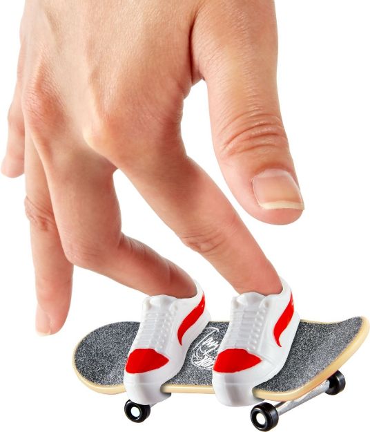 Bild von Mattel HGT84 Hot Wheels Skate Fingerboard + Shoe 4-Pack, sortiert