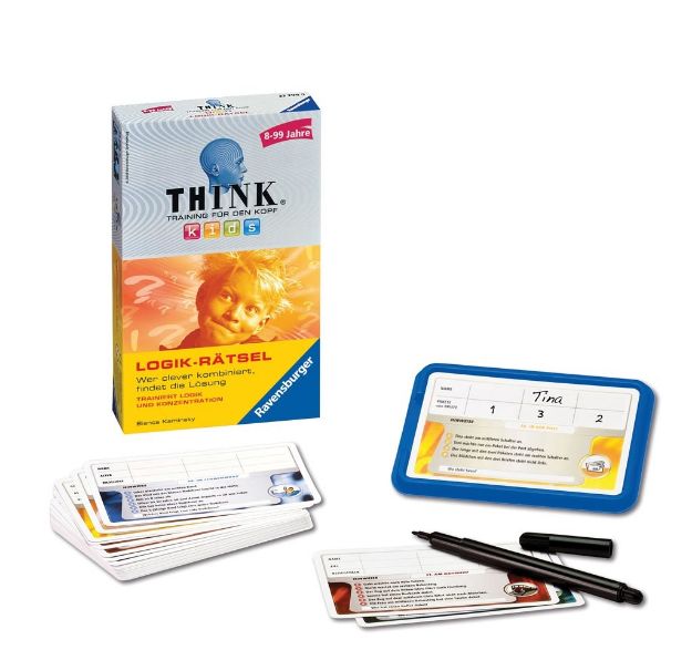 Bild von Mitbringspiel Think Kids Logik Rätsel - 23294