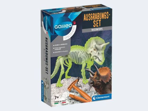 Bild von Clementoni Ausgrabungs-Set Triceratops - 59273