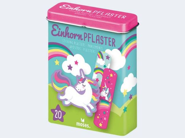 Bild von Einhorn Pflaster 20Stin Dose - 37985