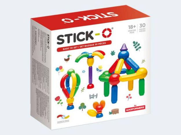Bild von Magformers Stick-O Basic 30 Teile - 277-03