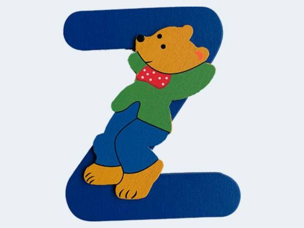 Bild von Buchstabe Bär Z 8cm Holz - 23000956 Z