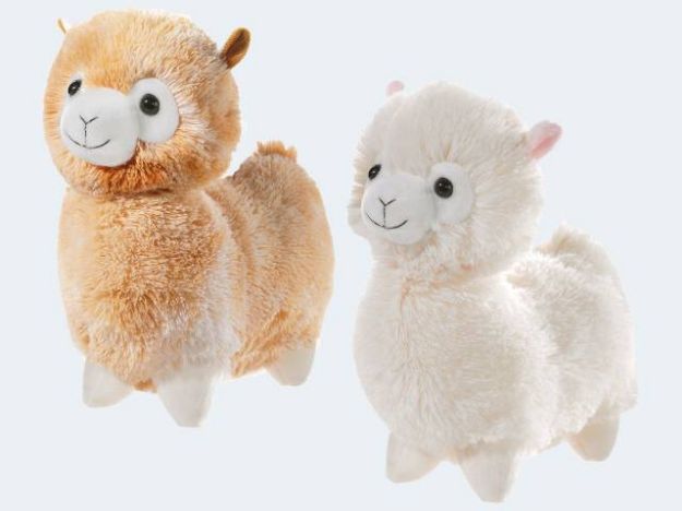 Bild von Plüsch Lama 18cm stehend - Pro Bestellung wird ein Stück von 2 Varianten per Zufallsprinzip zugesendet! - 323575