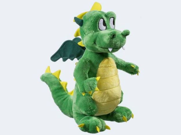 Bild von Drache 35cm Plüsch, grün - 378179
