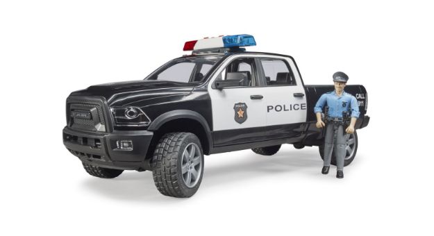 Bild von Bruder 2505 RAM 2500 Polizei Pickup mit Polizist - 02505