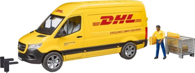 Bild von Bruder 02671 MB Sprinter DHL mit Fahrer