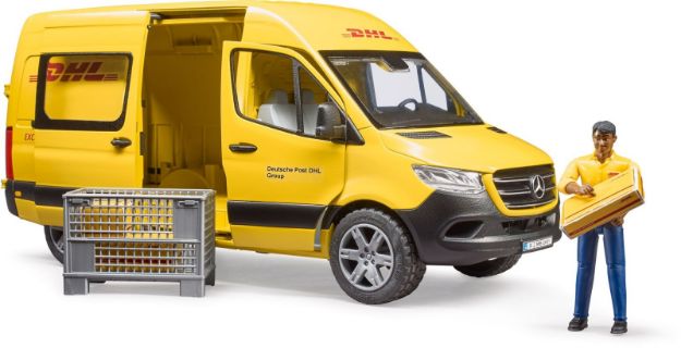 Bild von Bruder 02671 MB Sprinter DHL mit Fahrer