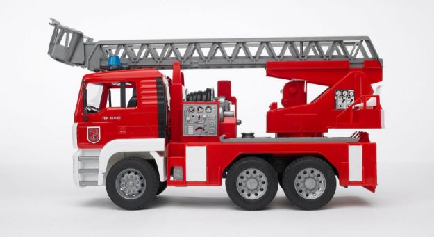 Bild von Bruder 02771 MAN Feuerwehr mit Drehleiter, Licht und Sound